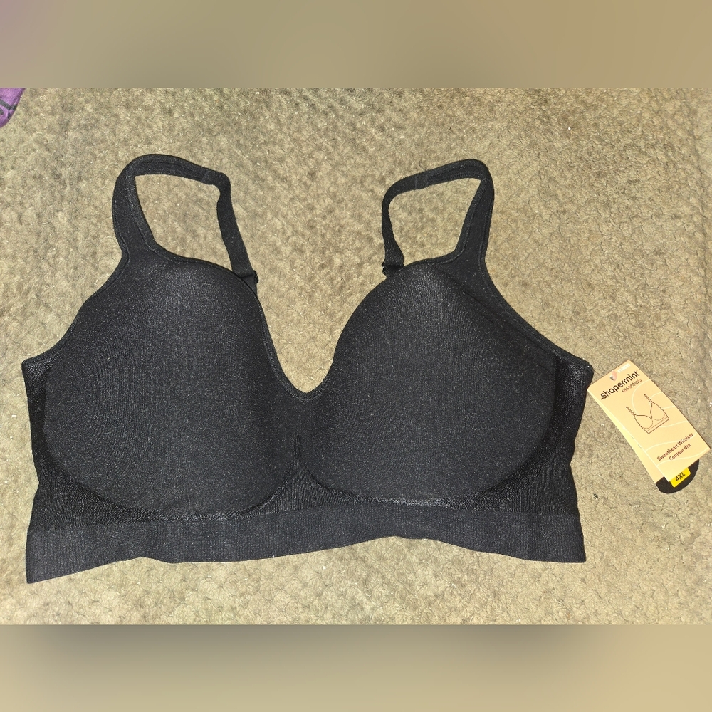 Shapermint Classic Black Comfort Bra